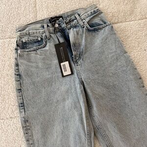 White Fox Classic Blue Straight Leg Jeans